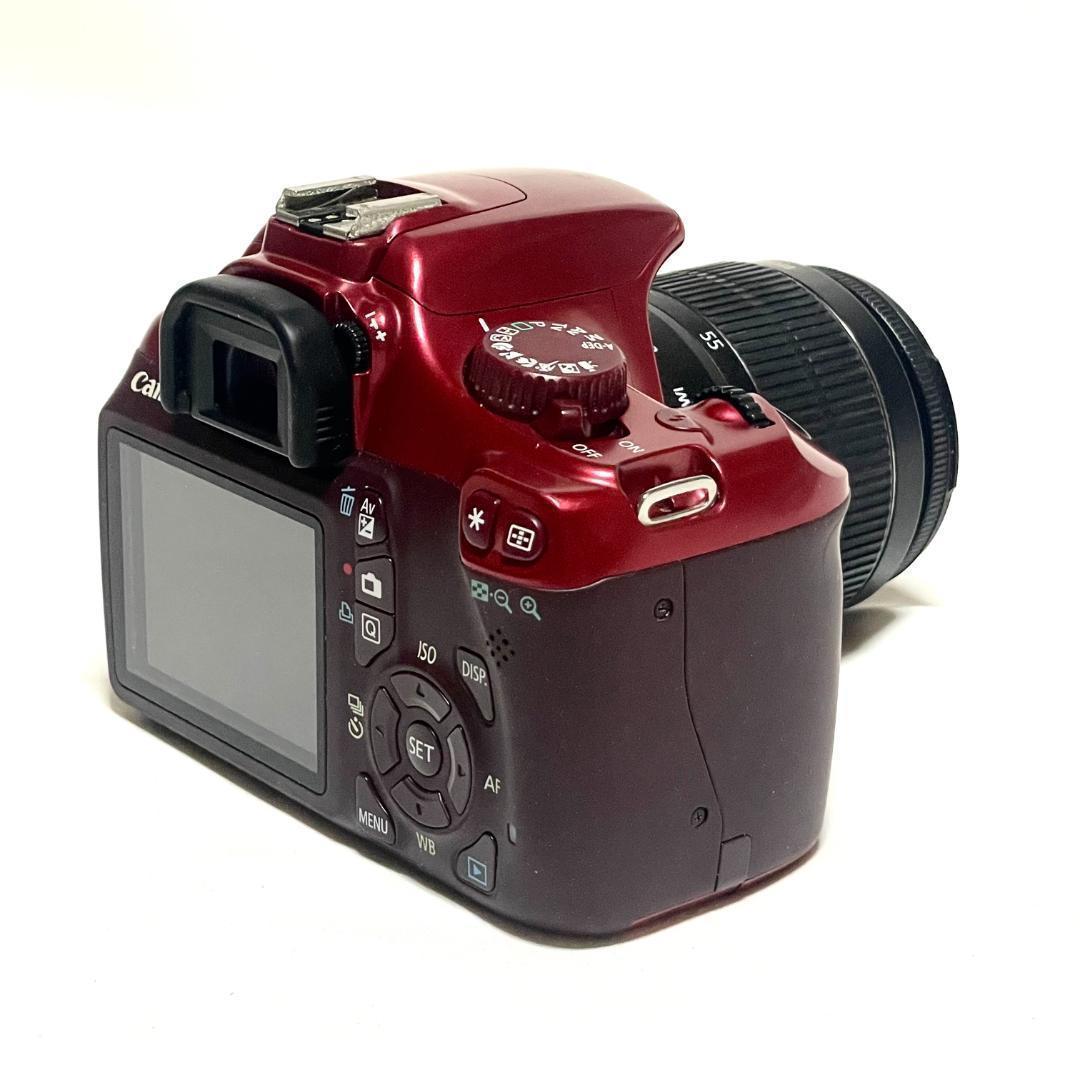 映える赤❣️ Canon EOS Kiss X50 IS II レンズ 初心者◎