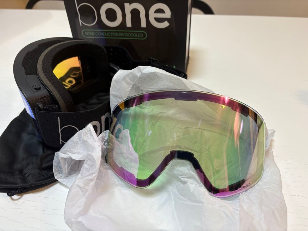 極美品　bone （icebrkr) 調光レンズ　スペアレンズ付