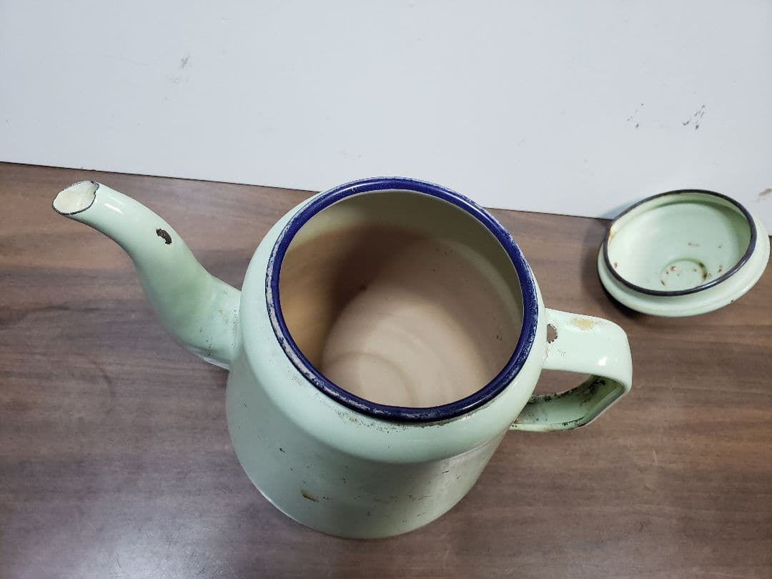 ホーローケトル ミントグリーン　1.6L