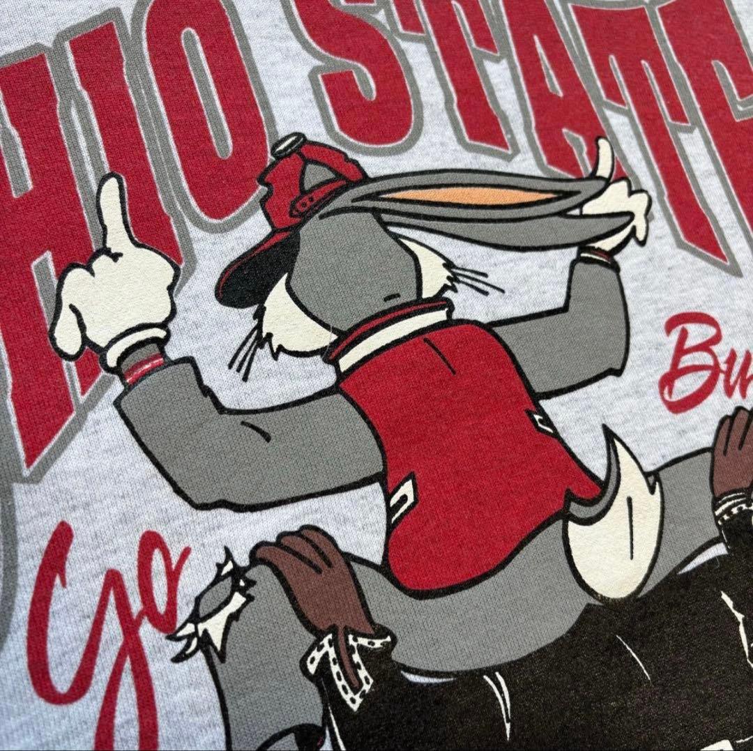 USA製　ルーニーテューンズ　スウェットXLサイズ　グレー　1993年製