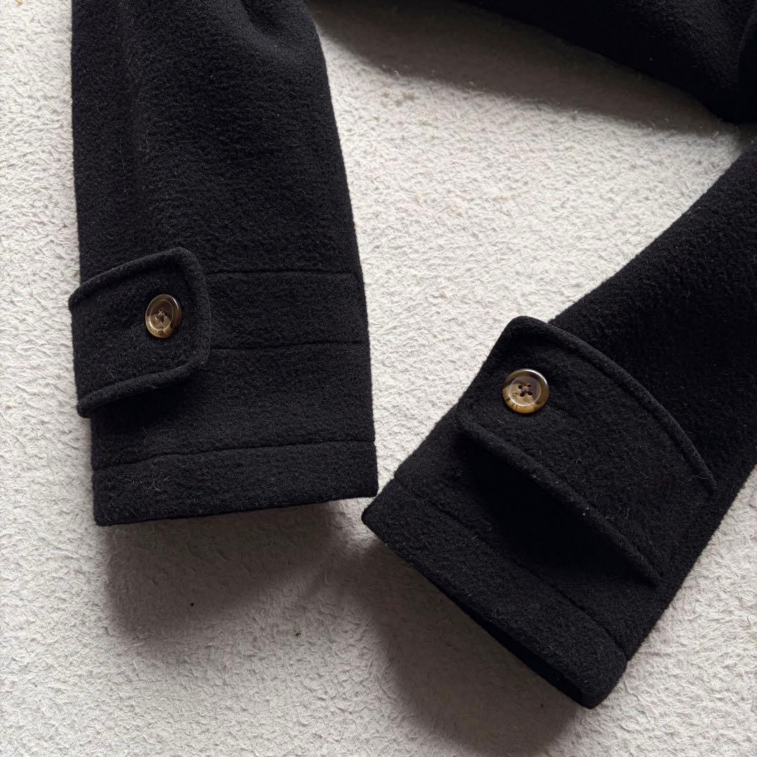 【90s 美品】ポロバイラルフローレン ダッフルコート ウール ブラック M