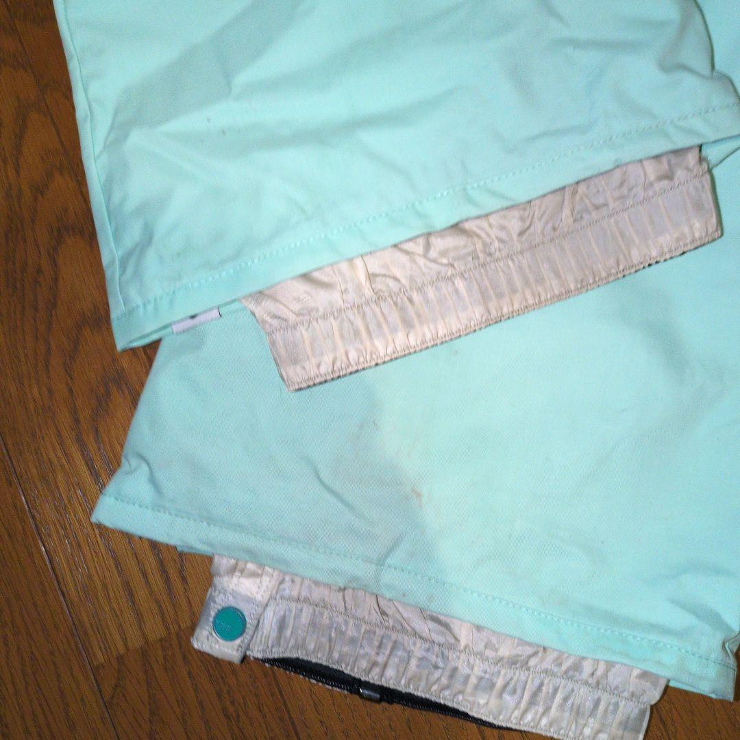 ROXY　スノボウェア　上下セット　Ｍ　小花柄　ブラック　ミントグリーン