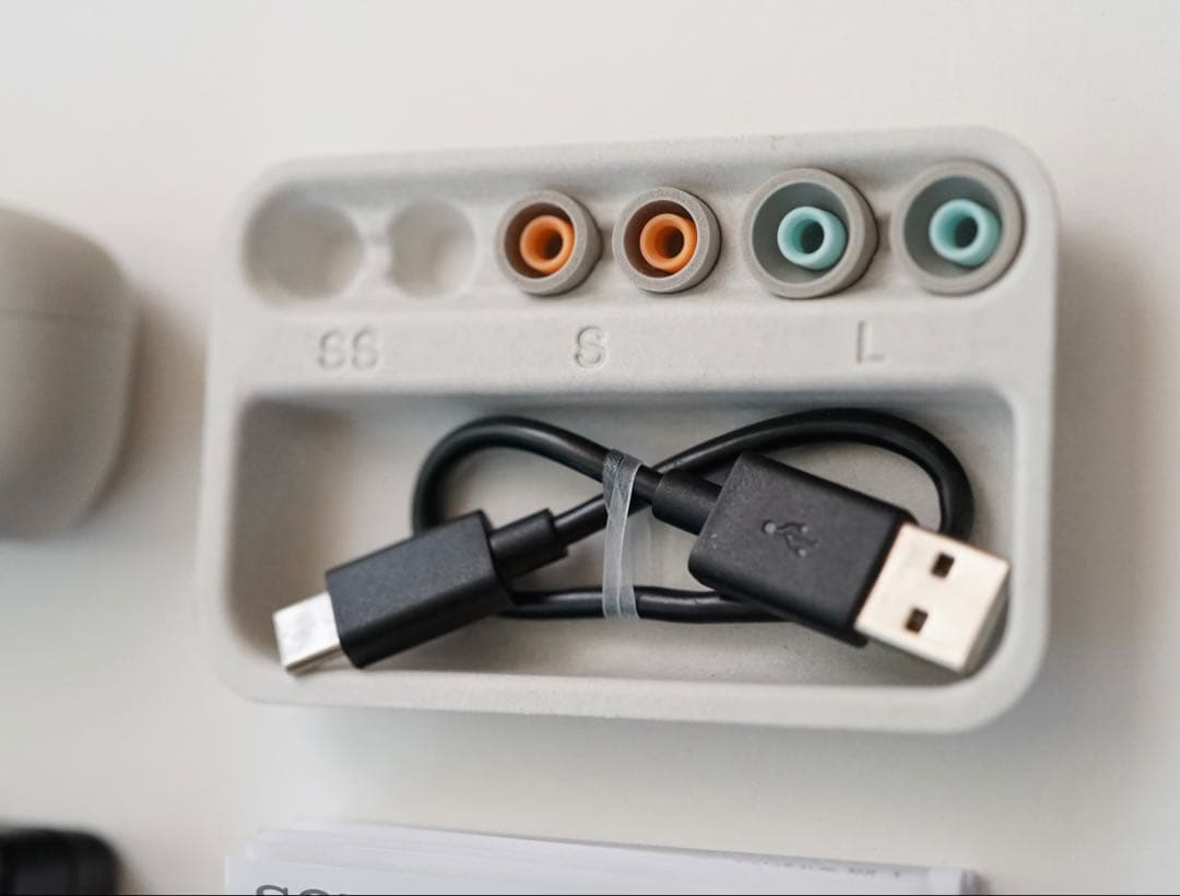 SONY WF-1000XM5 ワイヤレスイヤホン グレー