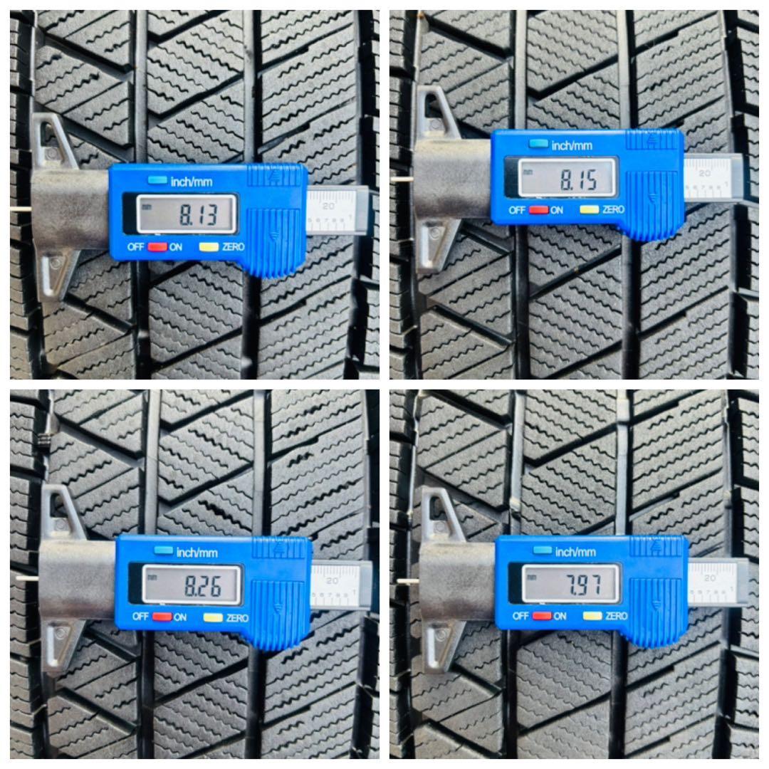 超美品ブリヂストン バルミナ アルミホイール 17インチ ブリザック タイヤ付き