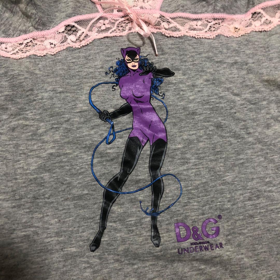Y2K D&G ドルチェ&ガッバーナ catwoman レース キャミソール