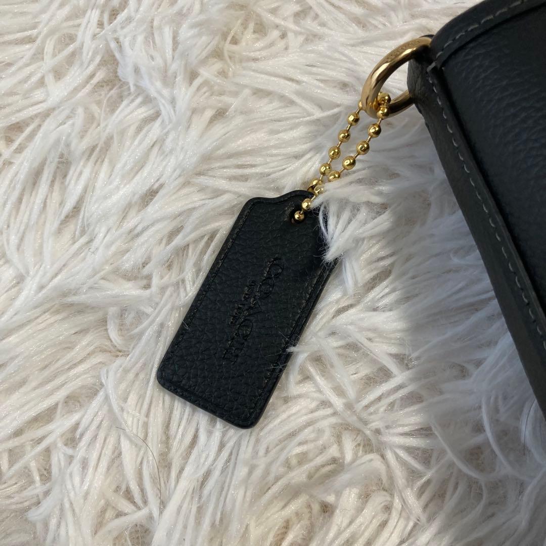 極美品　現行　コーチ　ショルダーバッグ　シティ バケット バッグ　2way 黒