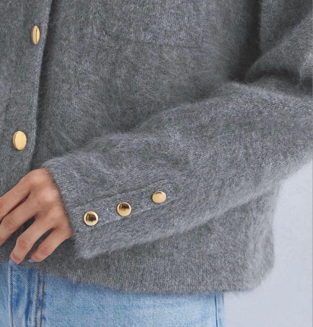 【結論シリーズ】グリーンレーベルリラクシング デイリーエリートカーデ グレー