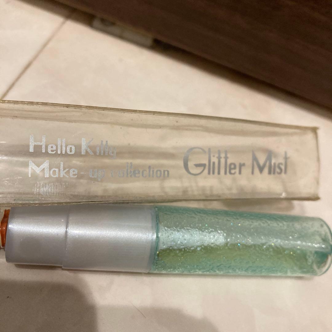 レトロ《2002年 ハローキティ グリッターミスト》当時物 コスメ☆ブルー