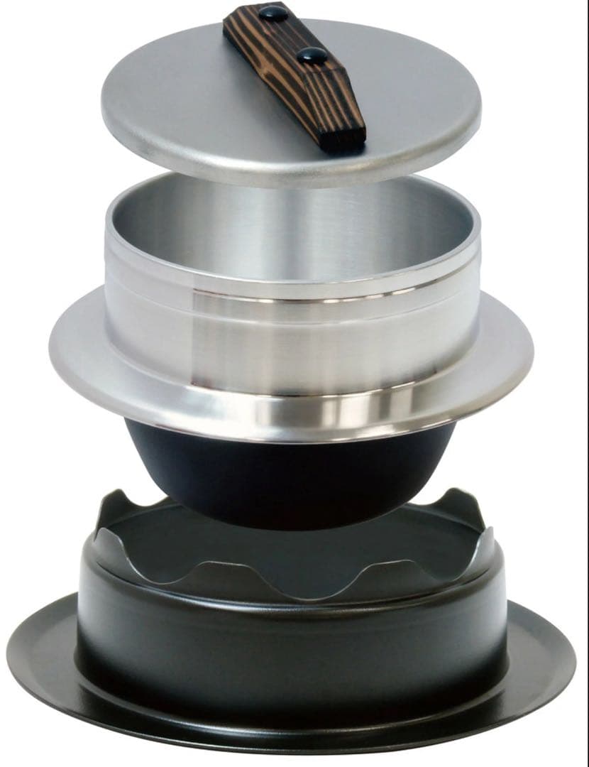 UMICウルシヤマ金属　 謹製釜炊き三昧　5合炊き土鍋 ガスコンロ対応 日本製