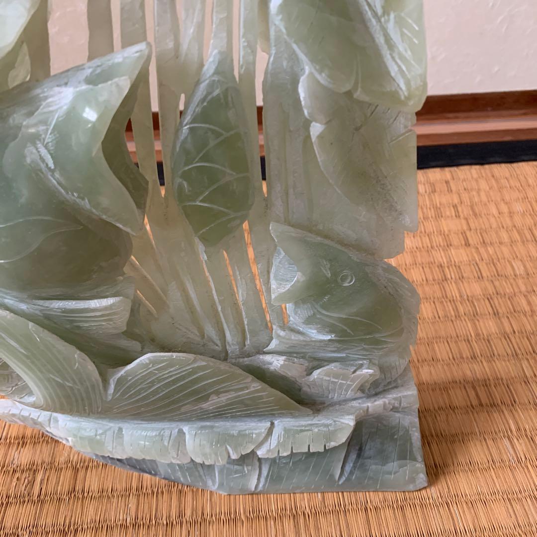 翡翠系 ?置物 魚