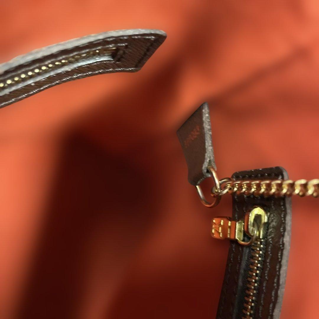 【LOUIS VUITTON】ダミエハンドバッグ ポーチ付き