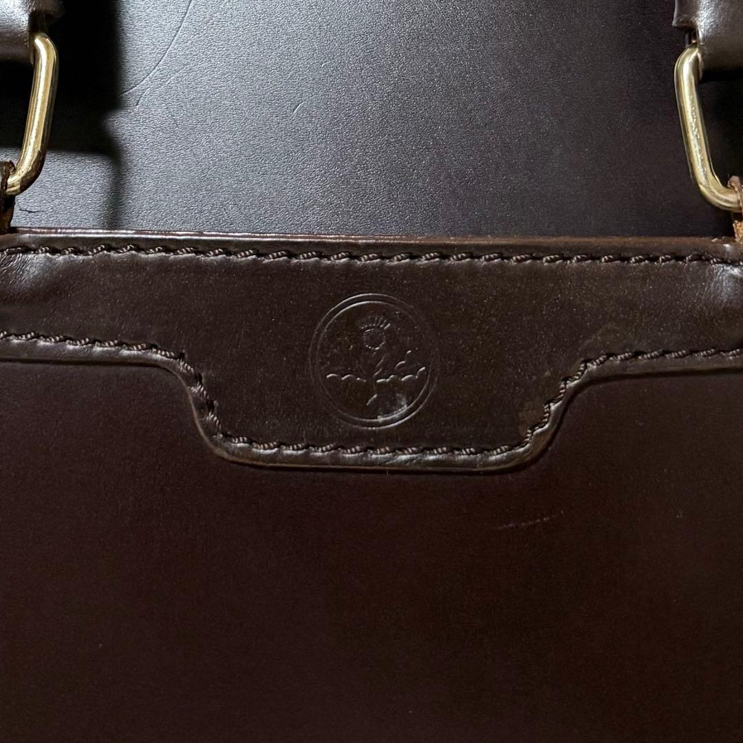 ⭐️未使用級⭐️ GLEN ブリーフケース　ブライドルレザー　ブラウン