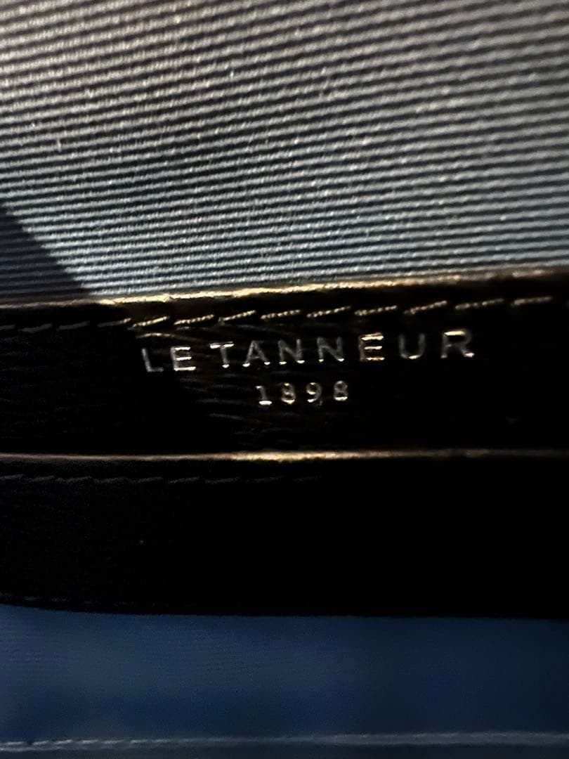 「美品／A4可／本革／フランス老舗」LeTanneur ル・タナーブリーフケース