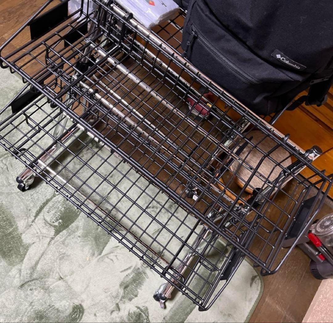 Coca-Cola スチールラック ブラック