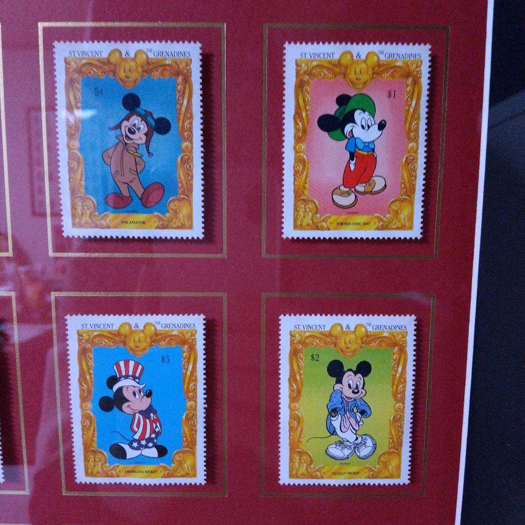 ディズニースタンプギャラリー セントビンセント&ガ―ナ発行ミッキーポ―トレイト