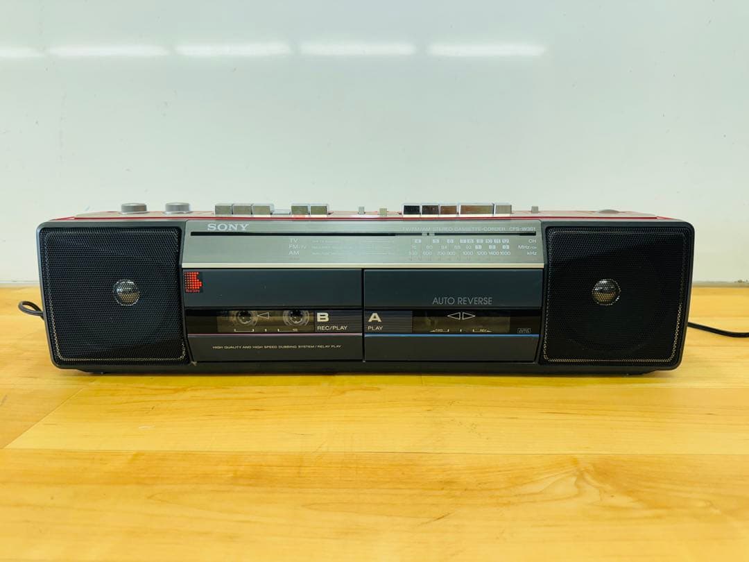 SONY CFS‐W301 ソニーラジカセ　動作品 希少 時代物　アンティーク