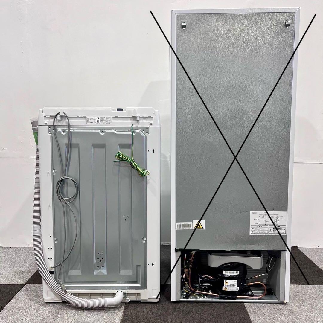 三姉妹の母様依頼品 生活家電2点セット Se098洗濯機のみ　De095 冷蔵庫