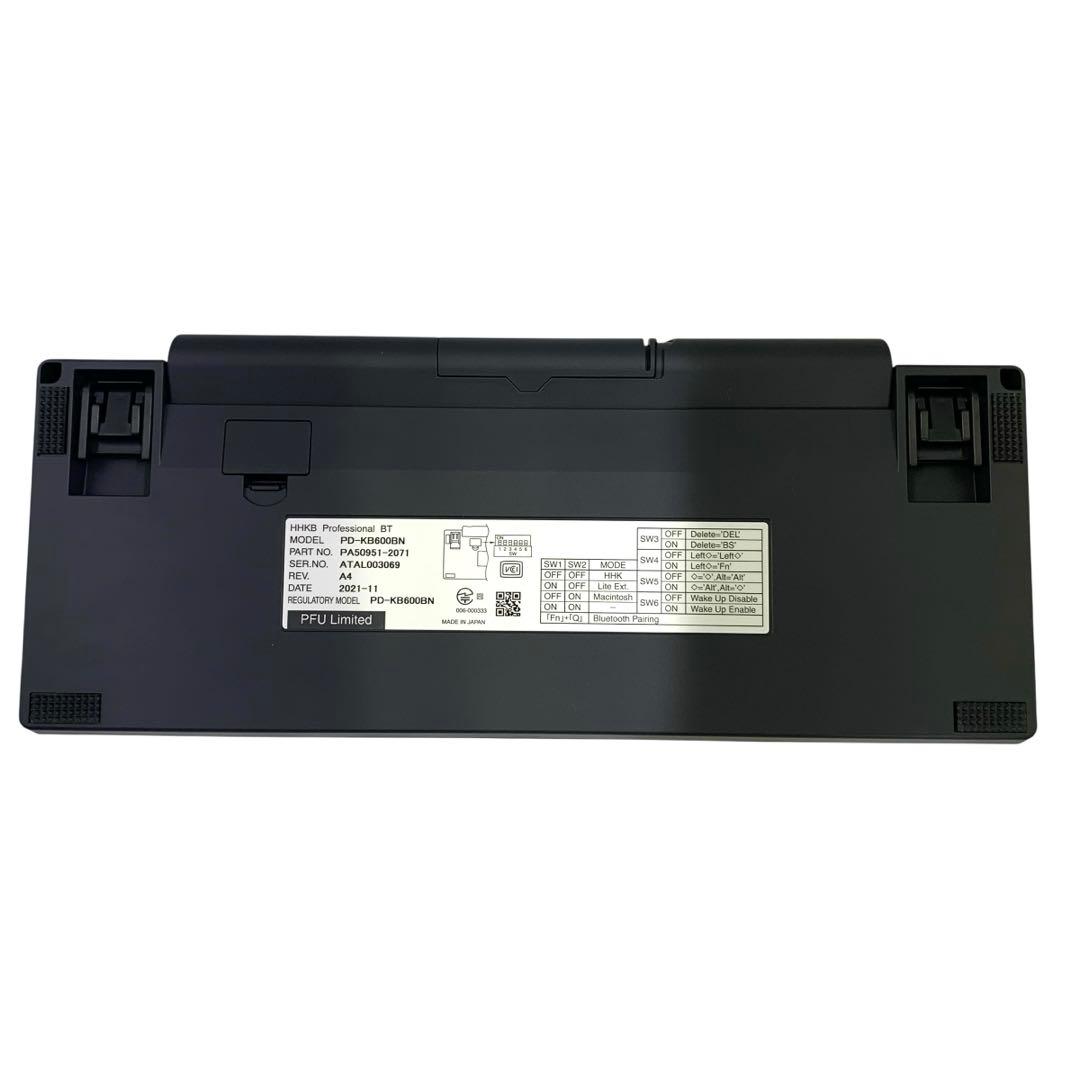【開封・未使用】HHKB PFU 無刻印/墨 PD-KB600BN キーボード