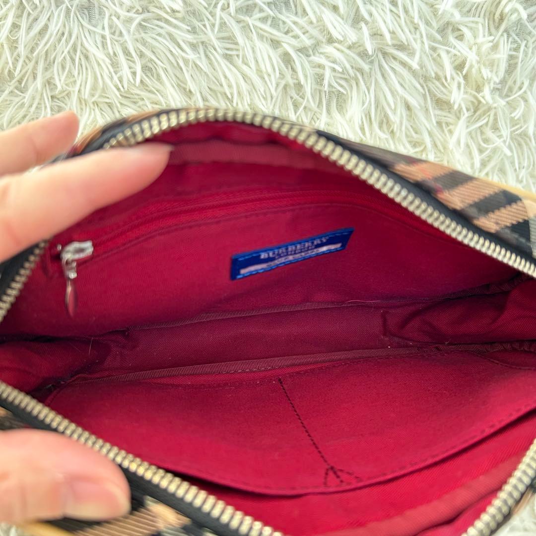 ✨美品✨ バーバリーブルーレーベル ショルダーバッグ カメラバッグ チェック