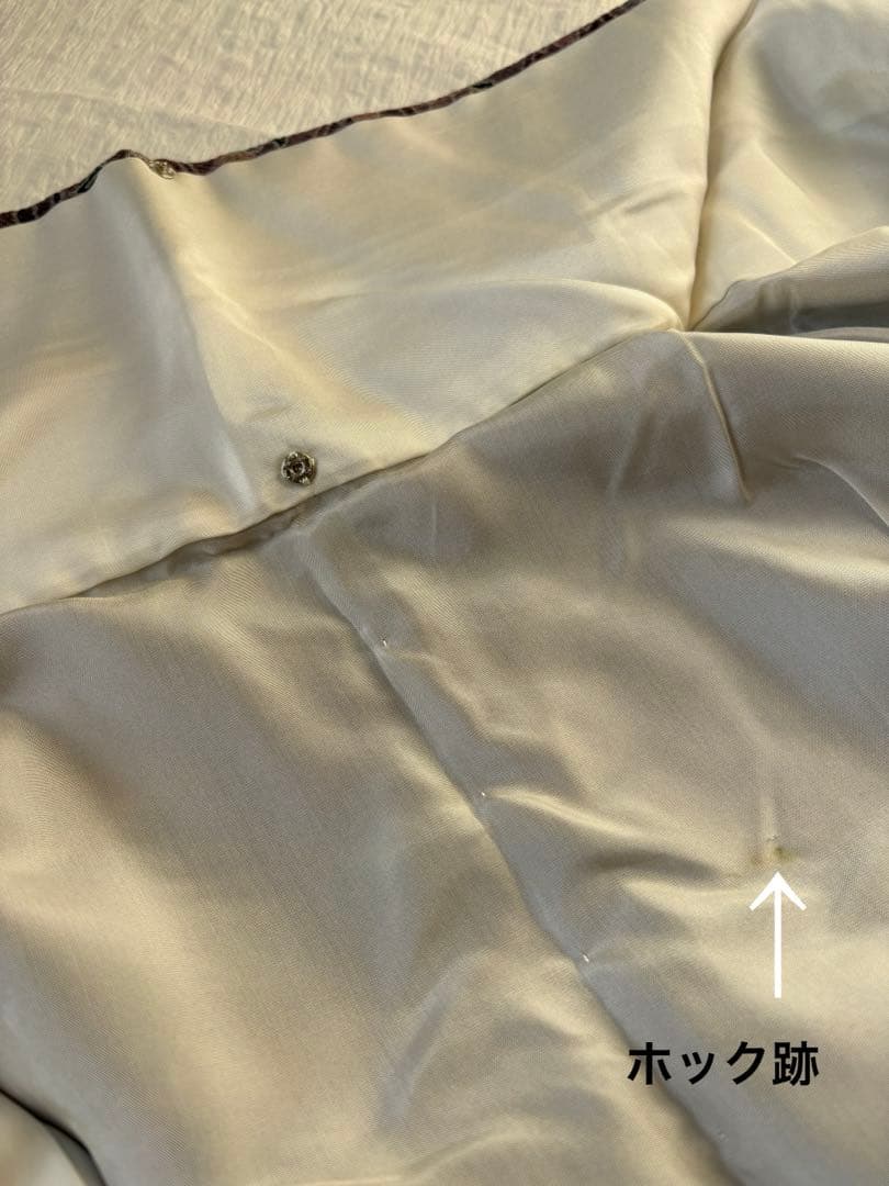 ❤️袷小紋正絹鬼シボ縮緬　やまと謹製新品保管　新品畳紙付き