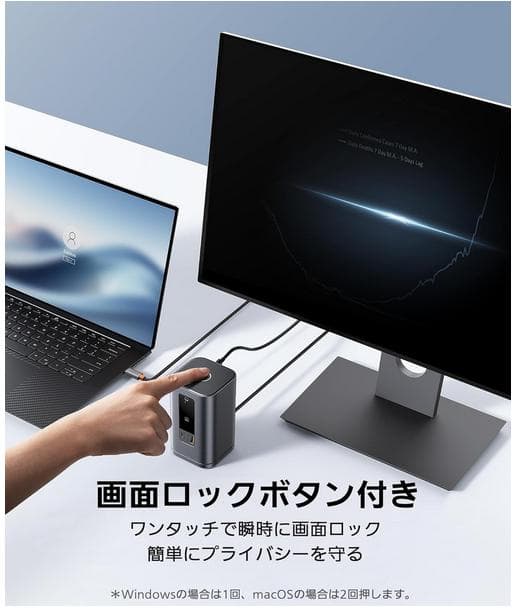 新品　Baseus USB-C ドッキングステーション 11-in-1