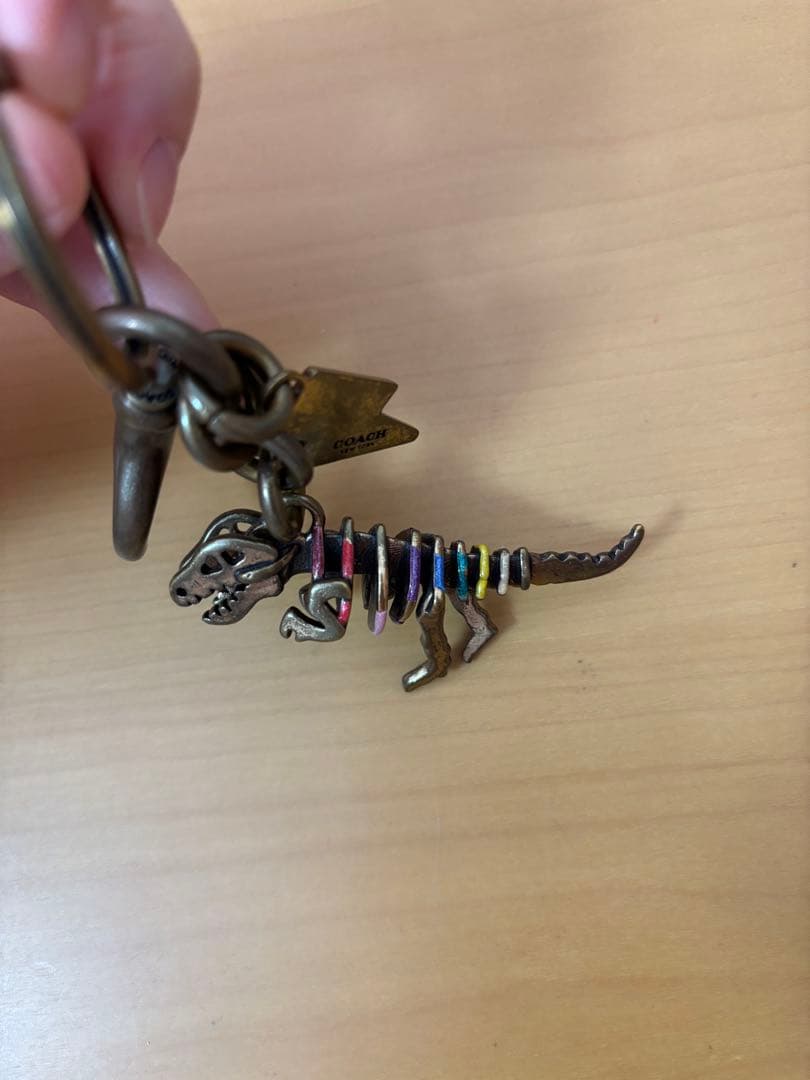 COACH 恐竜骨格キーホルダー キーリング レキシー 希少 キーケース