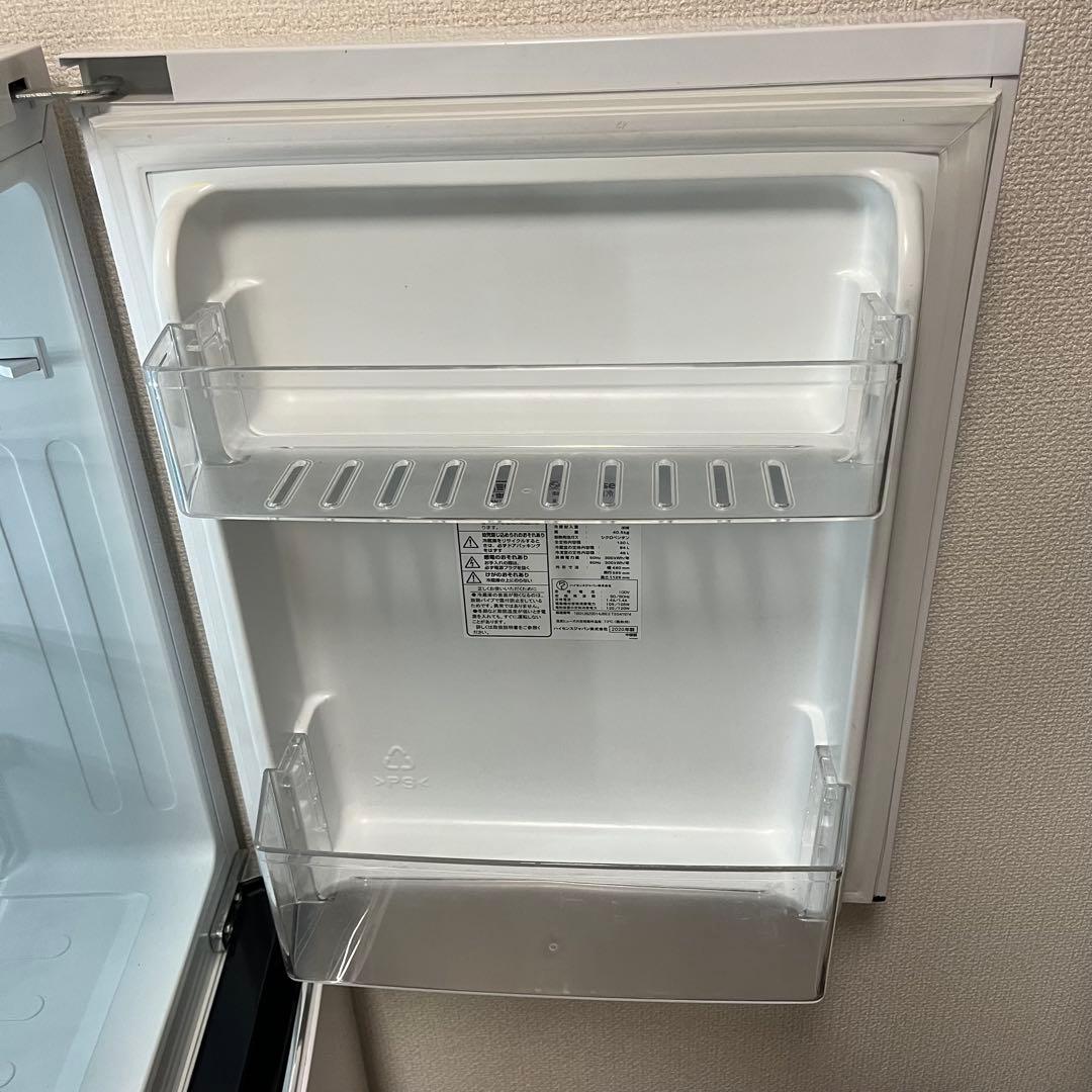 2020年製 ハイセンス　冷蔵庫　ホワイト　2ドア　一人暮らし