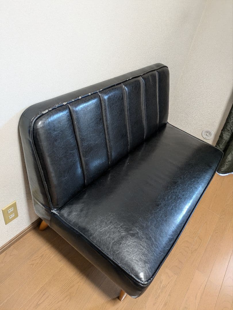 ウニコ　unico ワイス　黒ブラック　ベンチ