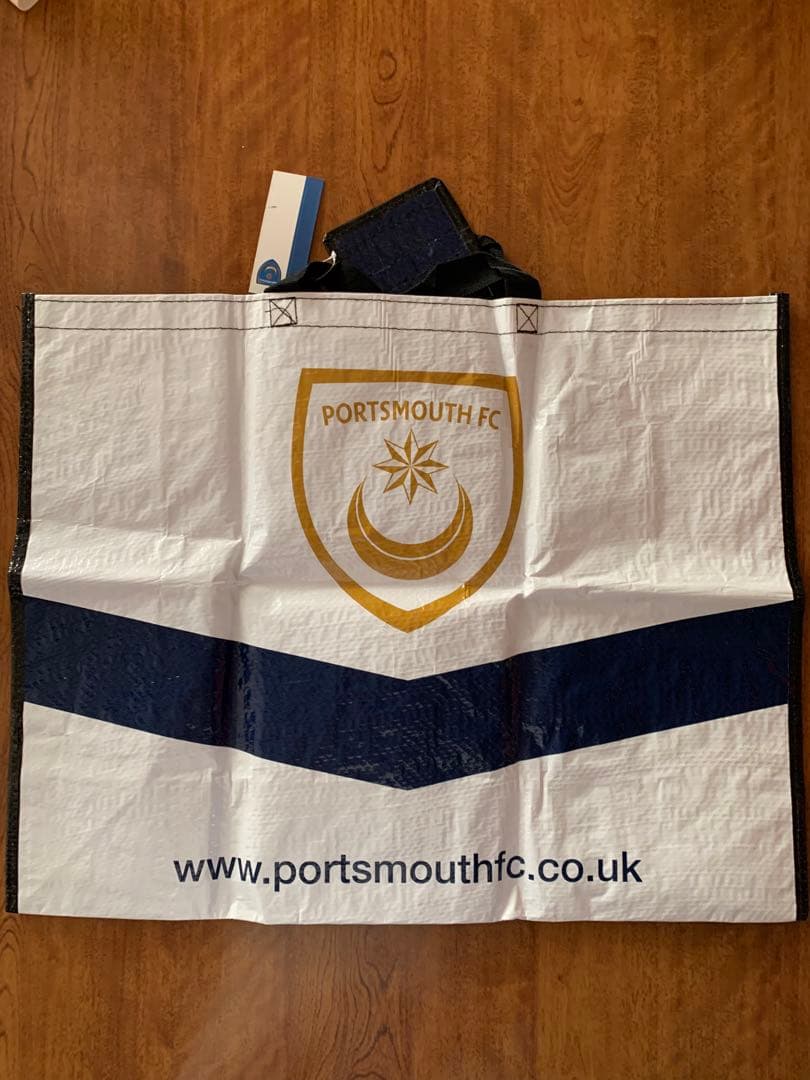 入手不可能！Portsmouth FC Large Bag 未使用タグ付き