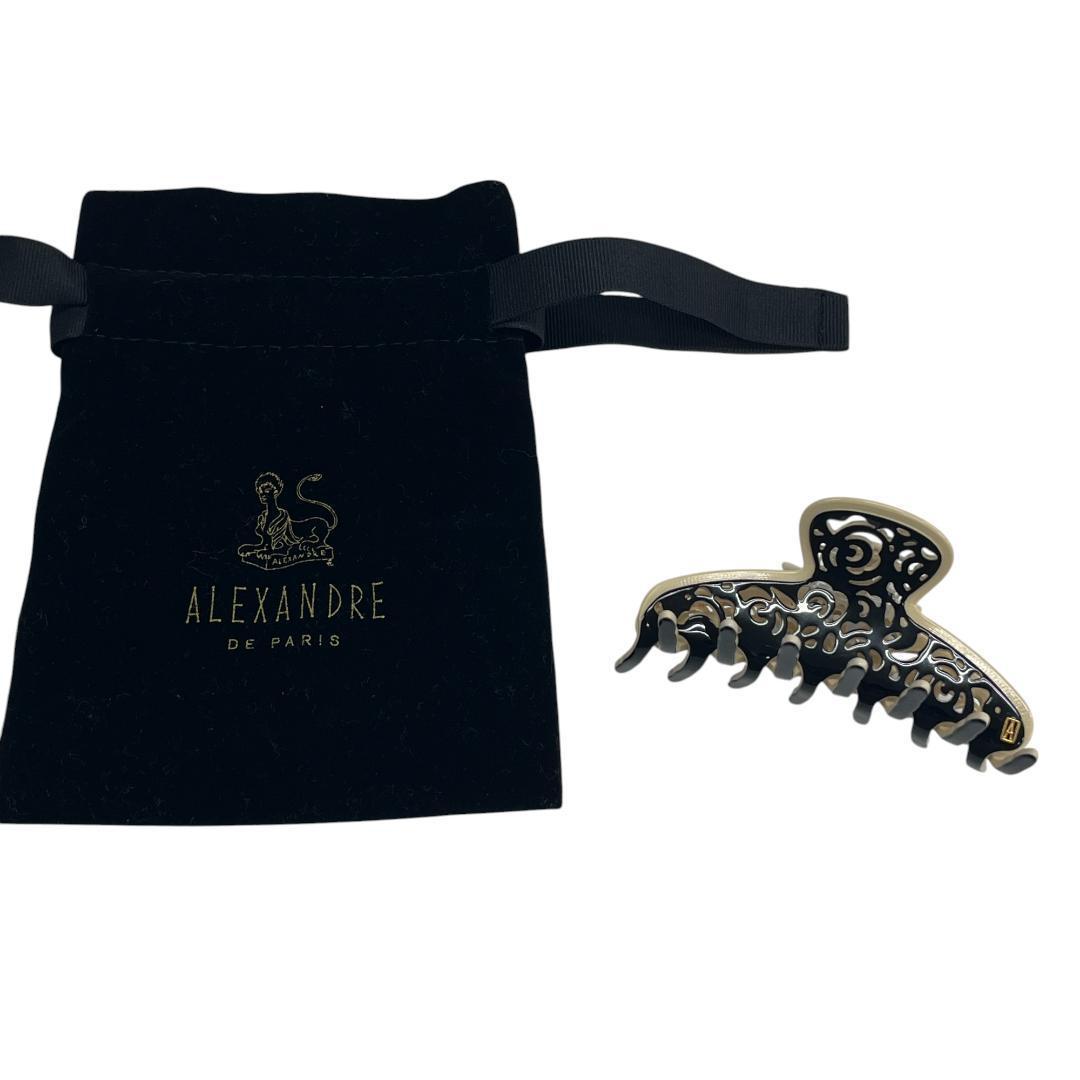 美品 アレクサンドル ドゥ パリ リズレ Mサイズ レースモチーフ ヘアクリップ