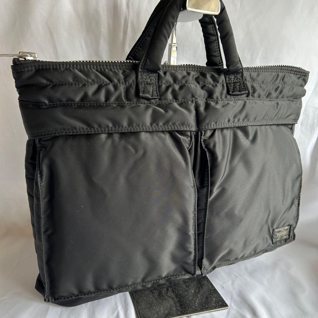 【美品】PORTER ポーター タンカー ブリーフケース S ビジネスバッグ　黒