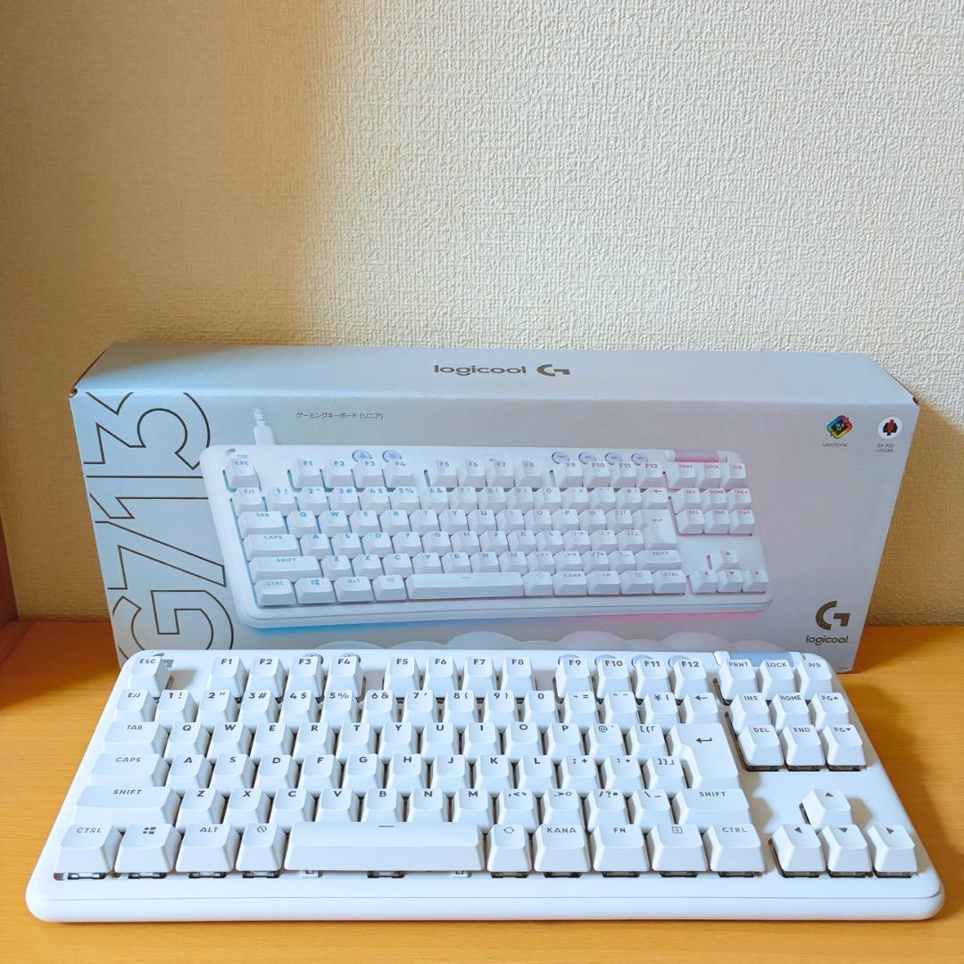 【美品】ロジクール オーロラコレクション ゲーミングキーボード G713 リニア