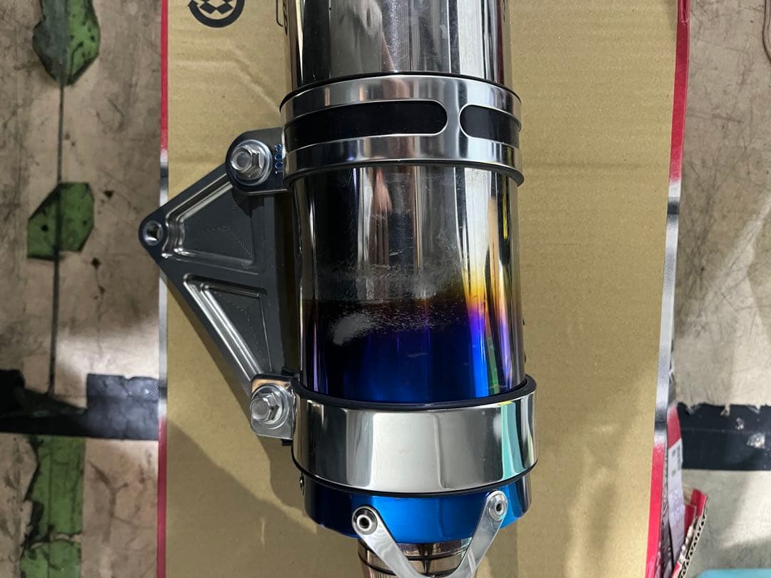 シグナスX TRHC フルストレートレーシングマフラー　大排気量用　手2.5