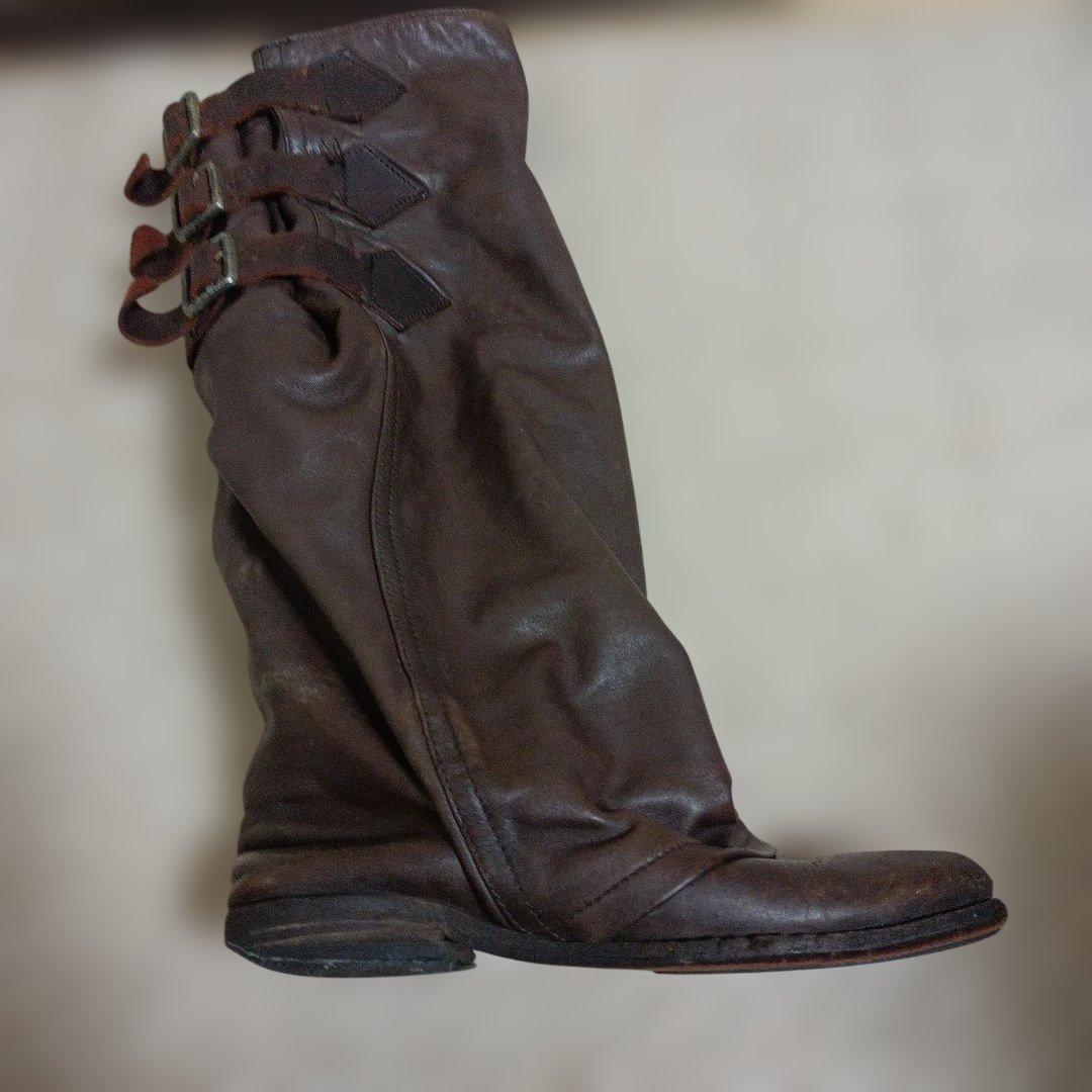 希少！ズッカ　zucca パンツブーツ　ナウシカブーツ　くしゅくしゅブーツ