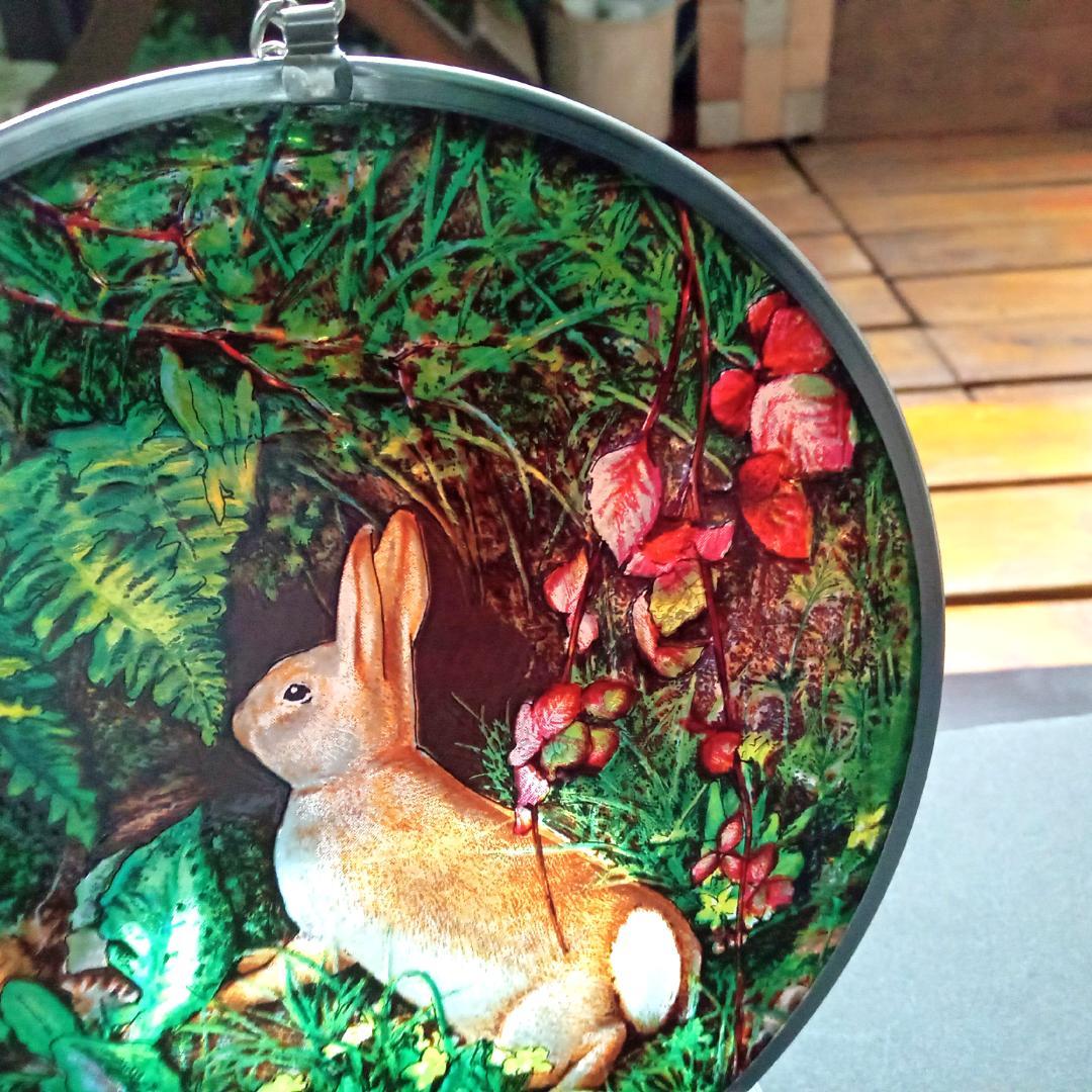 ウェッブ ステンドグラス Rabbitトロント・ステンドグラス社イースターバニー