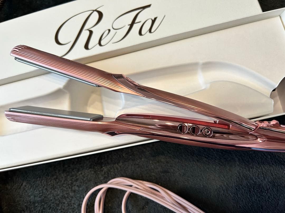 ReFa ストレートアイロンプロ　ピンク　紙袋付き