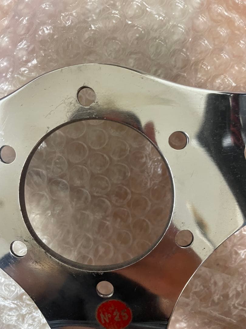 OBA 28センチ ステアリング 当時物 使用感あり