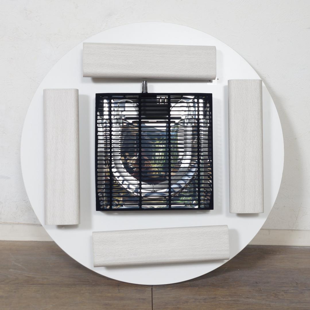 ◆訳あり◆幅68cm【新品】こたつ　リバーシブル　折りたたみ　円形　コンパクト