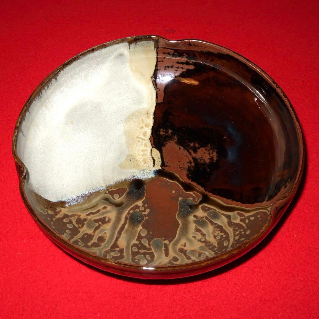 【茶道具】鬼丸碧山作　高取焼　菓子器