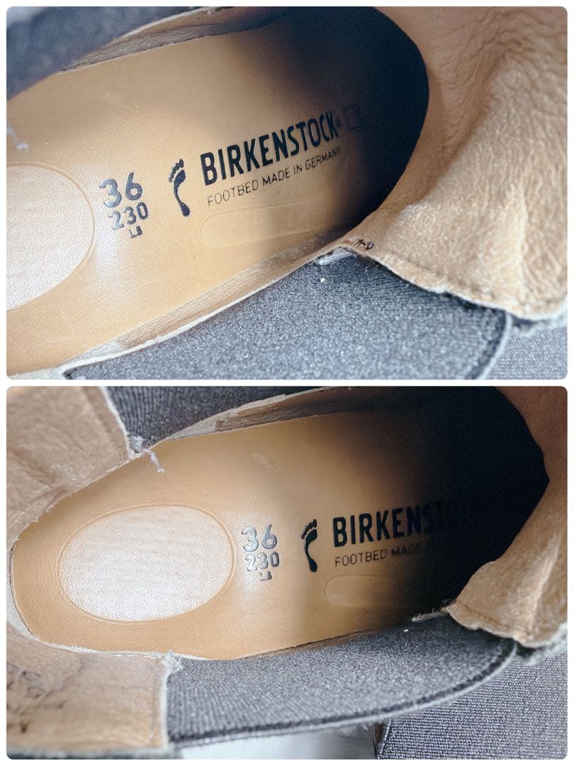 ビルケンシュトック スタロン サイドゴアブーツ　23cm ブラック