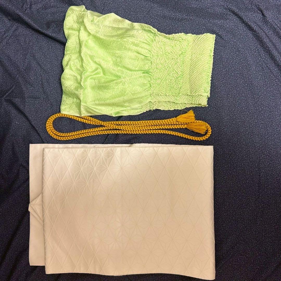 く*ん様 モ43 未使用近い　美品　袷　紬　ぜんまい紬系　色紬　小紋　フルセット