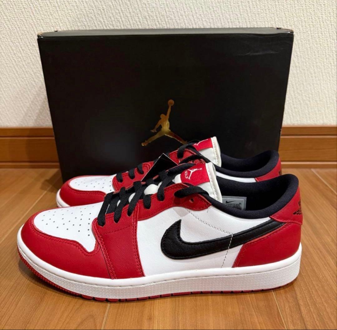 シューズ(男性用) Nike Air Jordan 1 Low Golf \"Chicago\"