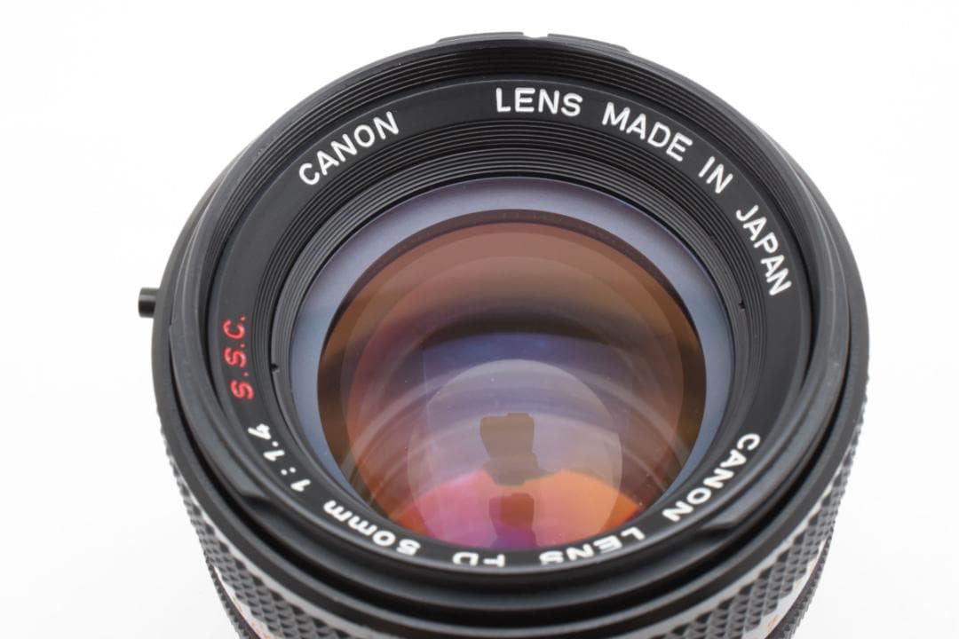 美品 CANON FD 50mm f1.4 S.S.C MF レンズ　M303