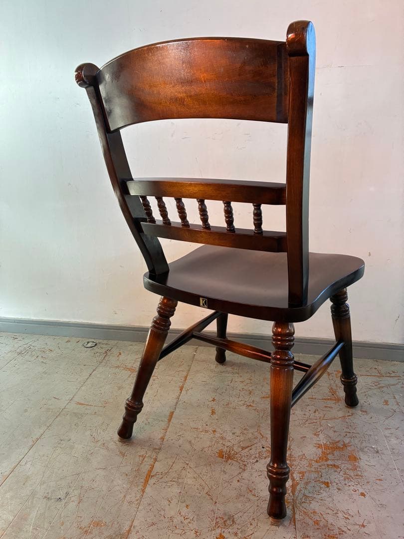 飛騨産業 HIDA キツツキ スピンドル　ダイニングチェア オーク無垢材