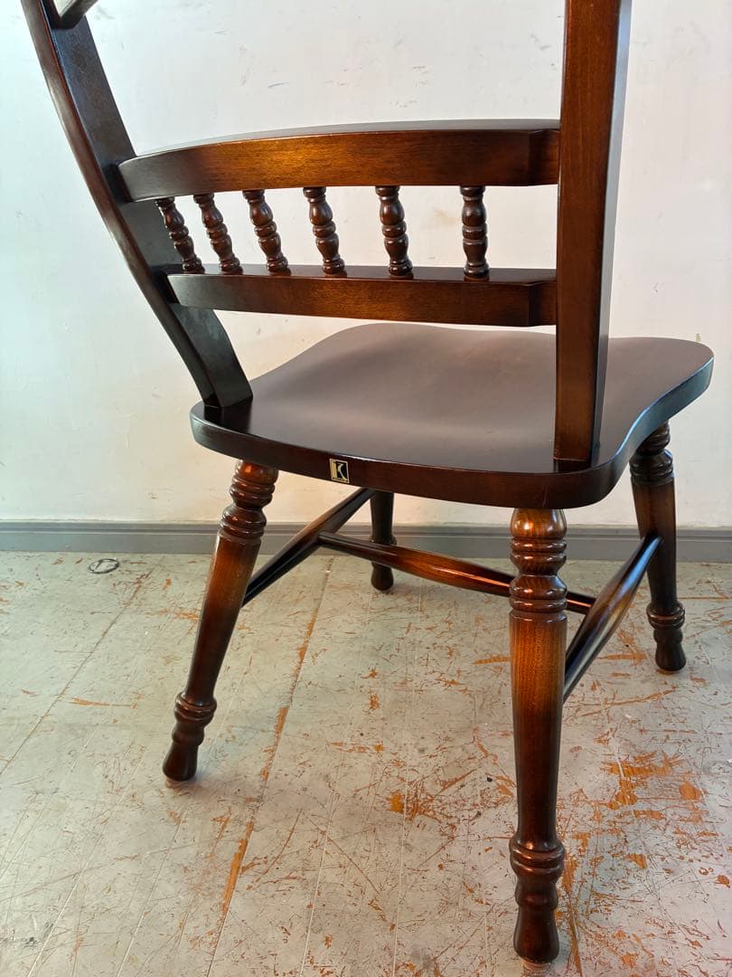 飛騨産業 HIDA キツツキ スピンドル　ダイニングチェア オーク無垢材