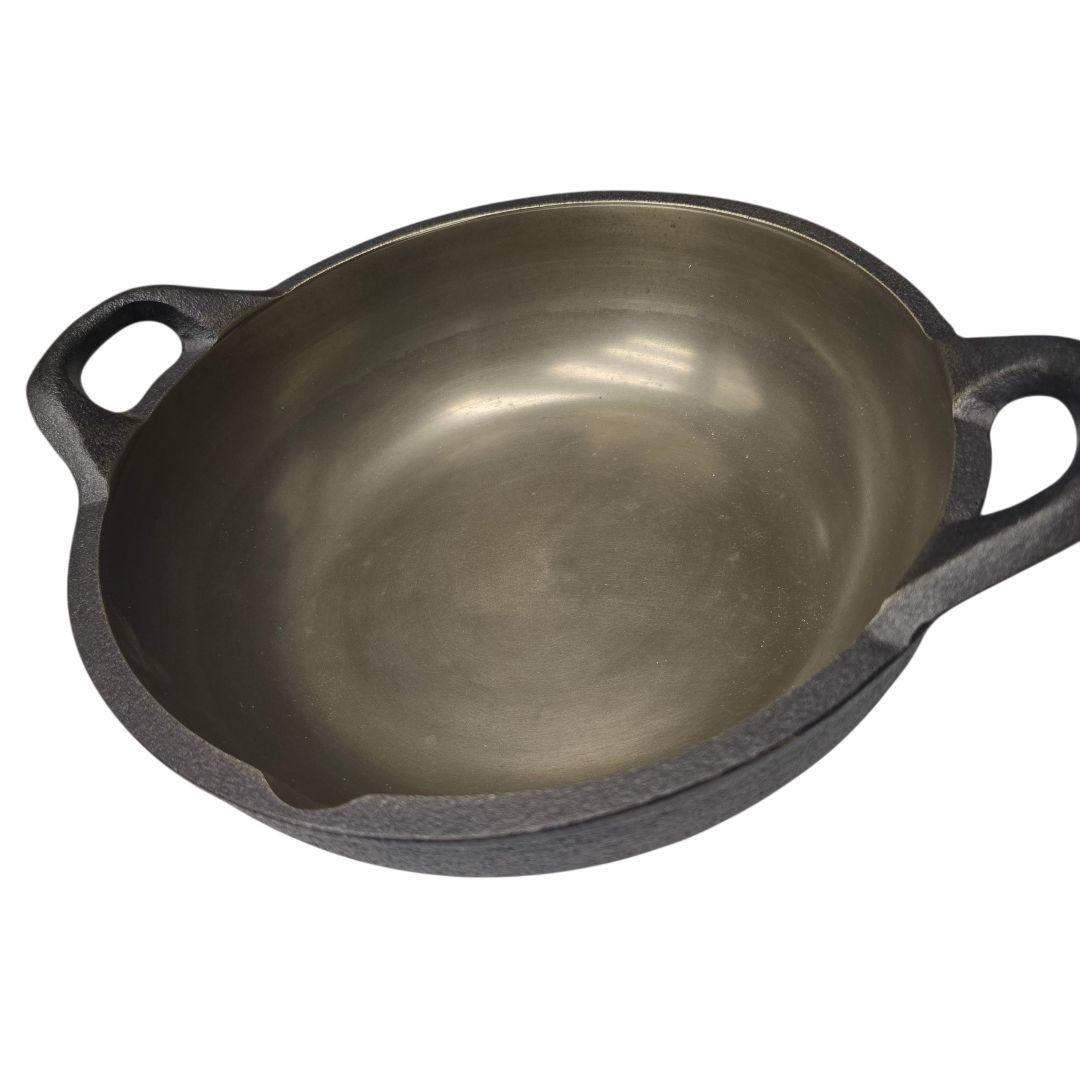 山王堂　天婦羅鍋 砂鉄鍋　直径約28cm