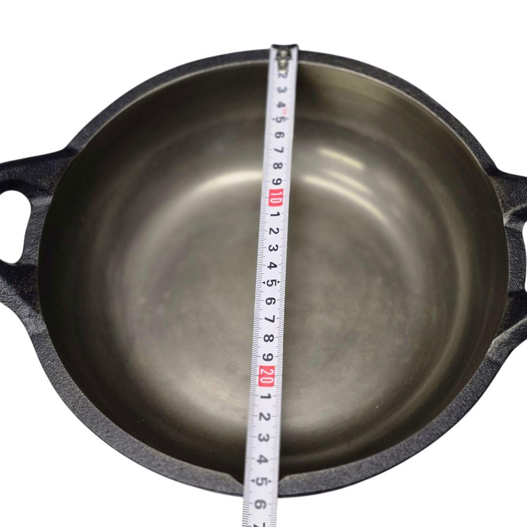 山王堂　天婦羅鍋 砂鉄鍋　直径約28cm