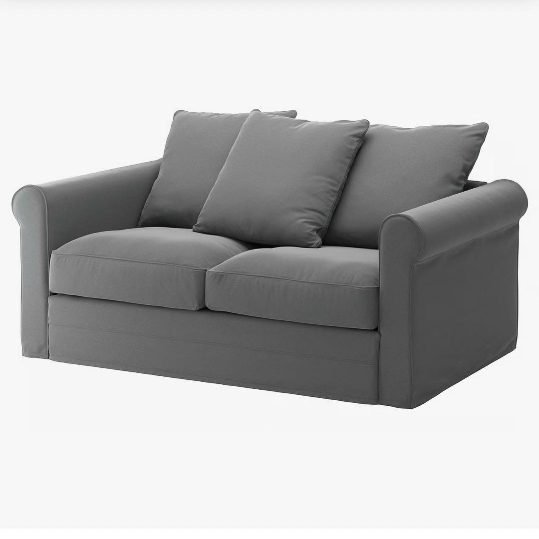 IKEA GRÖNLID 2人掛けソファ グレー