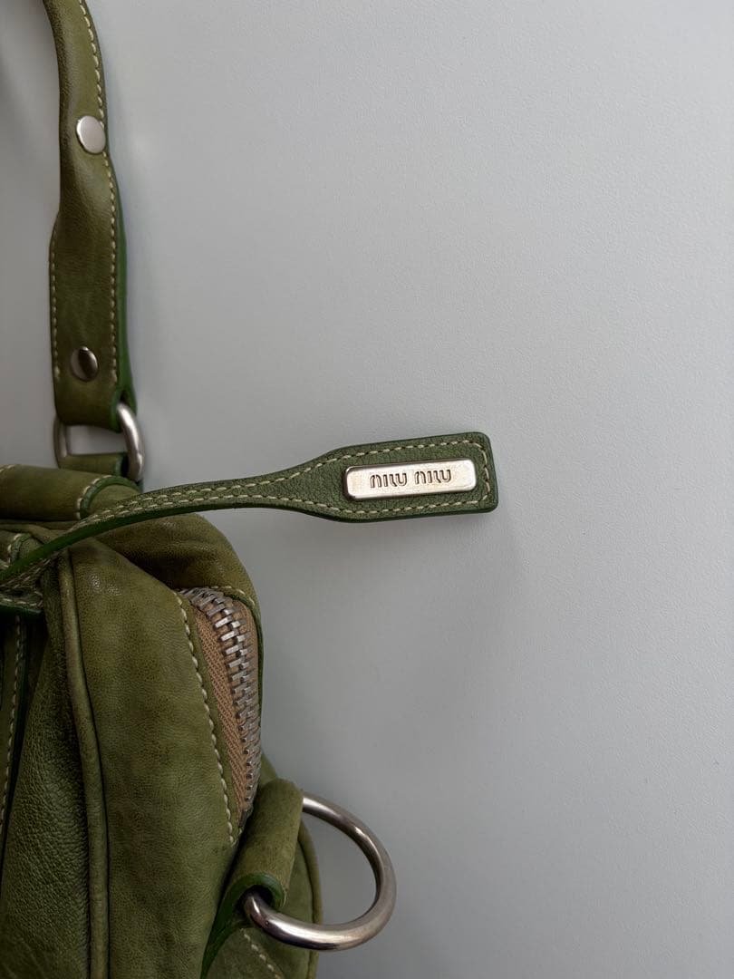 バッグ MIU MIU Leather Shoulder Bag