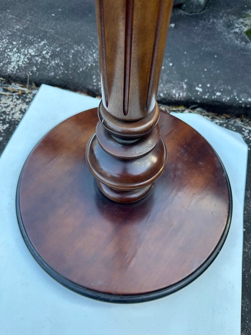 カリモク ポールハンガー ポールラック ハンガーラック 帽子掛け レトロ i4※